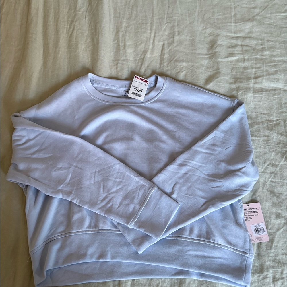 Danskin Men's Light Blue Crewneck Sweater